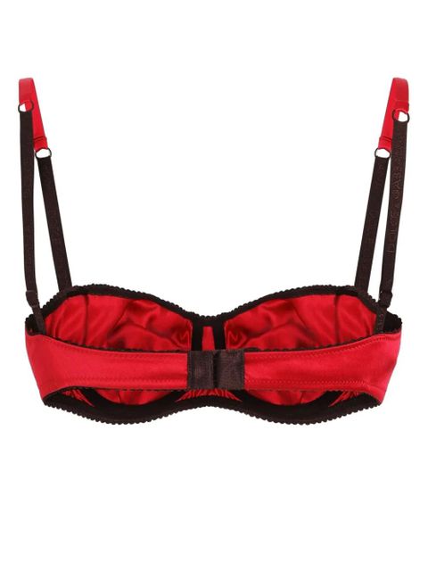 Dolce & Gabbana satin balconette bra - Red - zdjęcie produktu nr 2