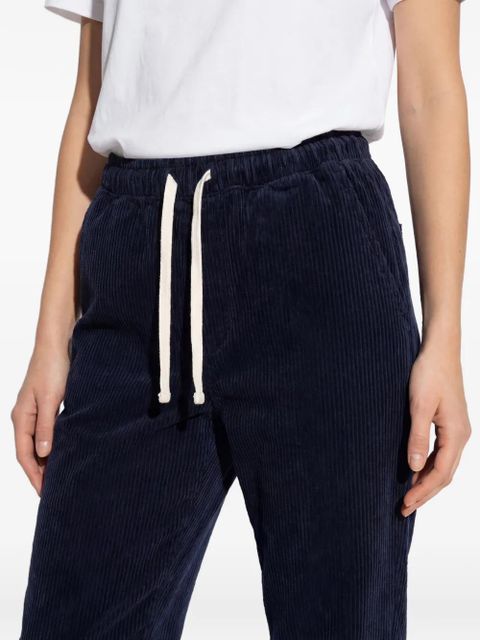 American Vintage Padow drawstring-corduroy trousers - Blue
