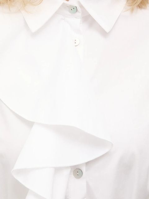 Answear.LAB koszula damska kolor biały regular z kołnierzykiem klasycznym