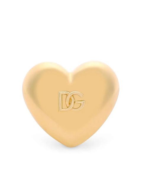 Dolce & Gabbana logo-embossed heart ring - Gold - zdjęcie produktu nr 1