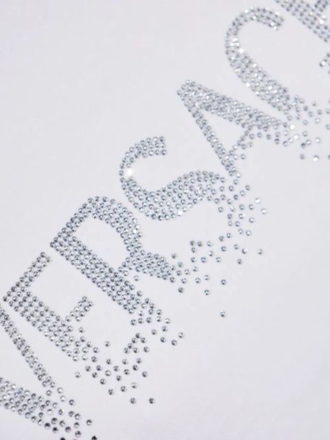 Versace crystal-embellished T-shirt - White