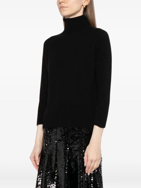 Simone Rocha cashmere high-neck top - Black