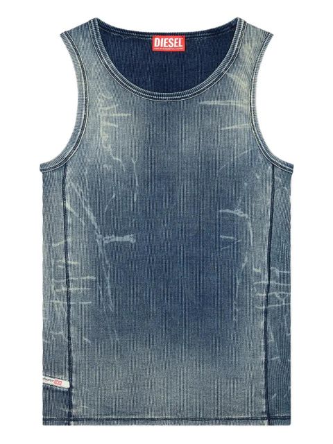 Diesel ribbed-knit top - Blue - zdjęcie produktu nr 1