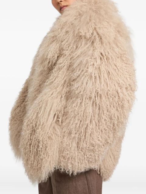 Yves Salomon shearling jacket - Neutrals