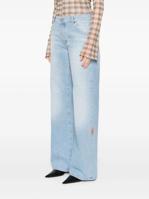 Off-White wide-leg jeans - Blue