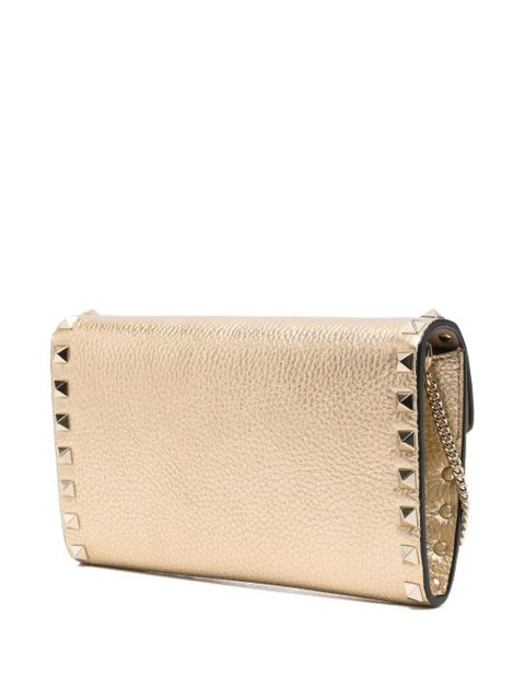 Valentino Garavani Rockstud studded leather wallet - Gold - zdjęcie produktu nr 2