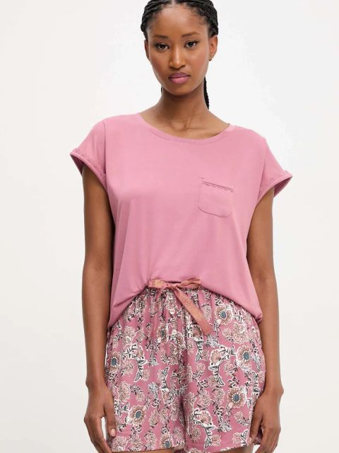 Answear.LAB piżama damska kolor różowy