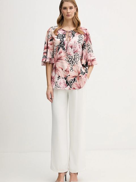 Joseph Ribkoff bluzka damska kolor czarny wzorzysta 261068 - zdjęcie produktu nr 2