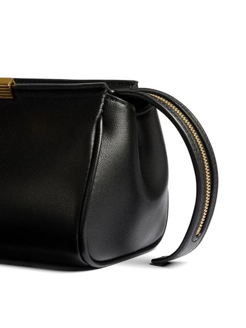 KHAITE Donna Evening leather clutch bag - Black