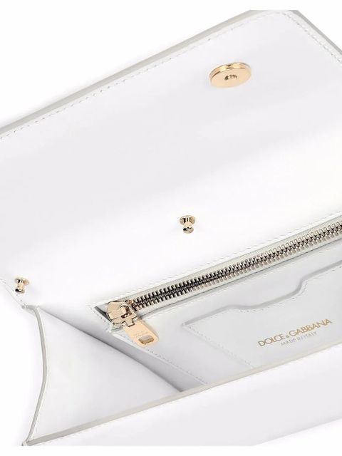 Dolce & Gabbana 3.5 leather clutch bag - White