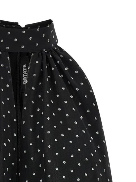 ROTATE BIRGER CHRISTENSEN halterneck bow top - Black - zdjęcie produktu nr 2