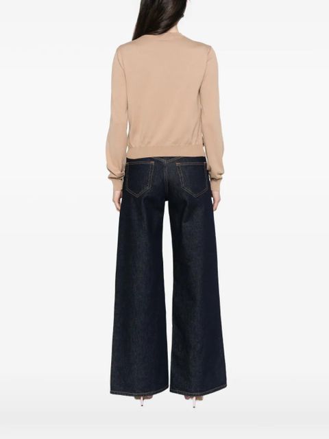 Moschino floral-print cardigan - Neutrals