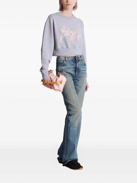 Balmain printed sweatshirt - Grey
