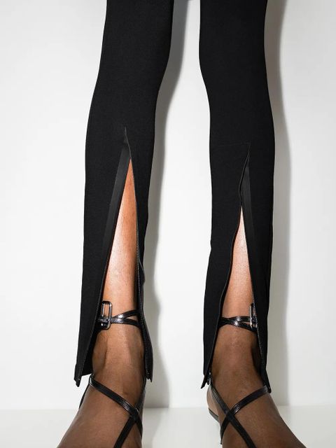 WARDROBE.NYC x Browns 50 zip cuff leggings - Black