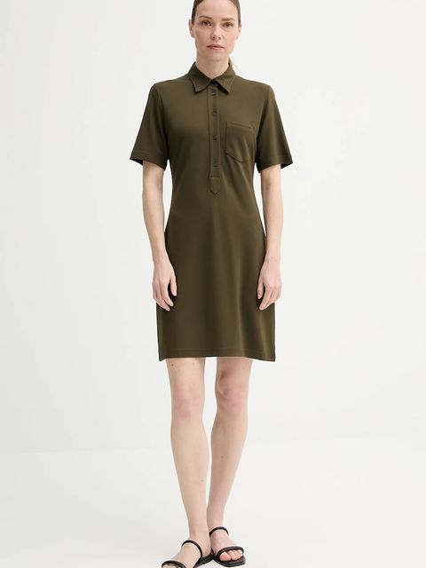 Filippa K sukienka kolor zielony mini prosta 31746.FK - zdjęcie produktu nr 2