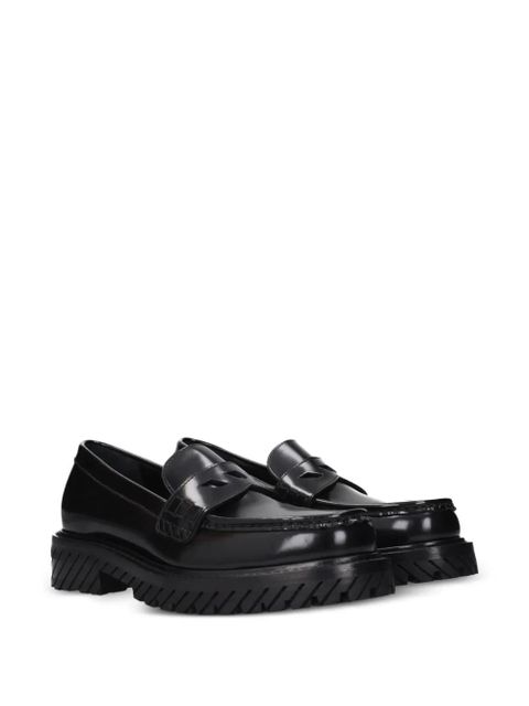 Off-White leather loafers - Black - zdjęcie produktu nr 2