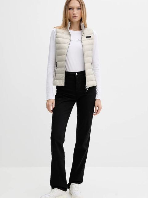 Armani Exchange spodnie damskie kolor czarny dopasowane high waist XW000072 AF12862 - zdjęcie produktu nr 2