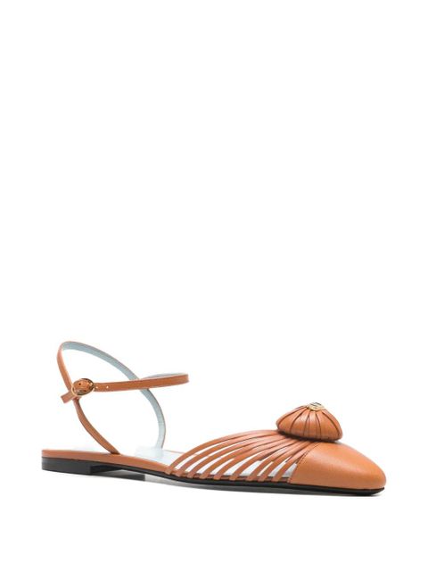 Valentino Garavani heart-detail strap sandals - Brown - zdjęcie produktu nr 2