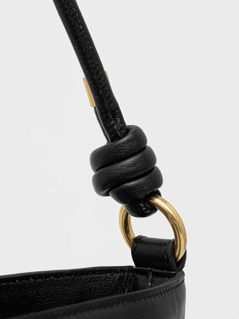 ERMANNO Firenze torebka skórzana kolor czarny 12401941