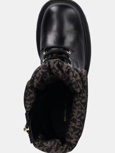 MICHAEL Michael Kors botki skórzane Cade damskie kolor czarny na słupku 40F5CAME6L.292