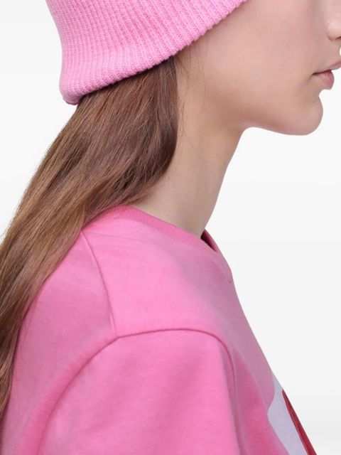 Marc Jacobs logo-patch beanie - Pink