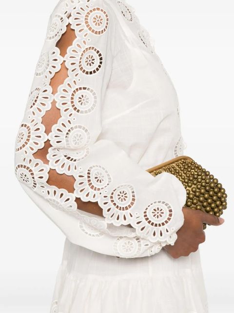 ZIMMERMANN Lucky embroidered blouse - Neutrals