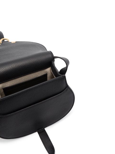 Chloé Marcie leather crossbody bag - Black - zdjęcie produktu nr 2