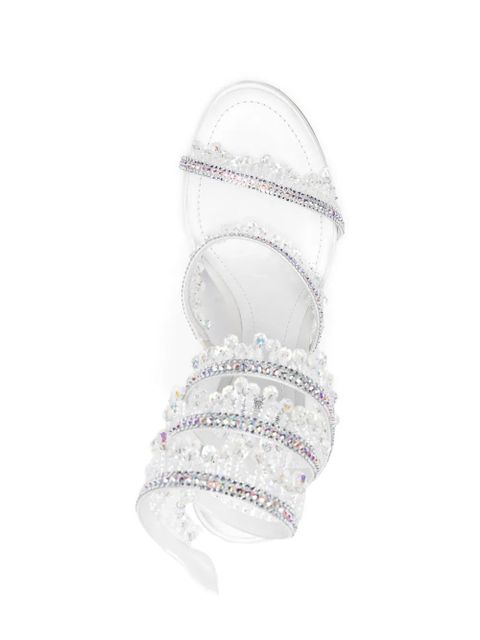 René Caovilla Chandelier sandals - White