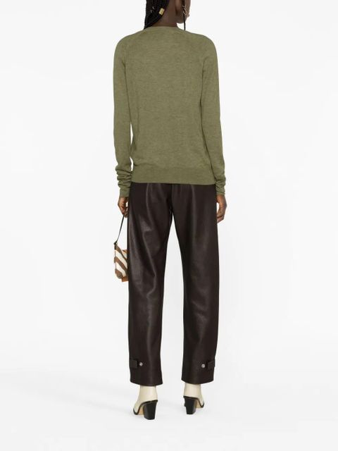 Zadig&Voltaire crew-neck cashmere jumper - Green