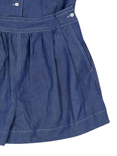 Prada pocket button jumpsuit - Blue