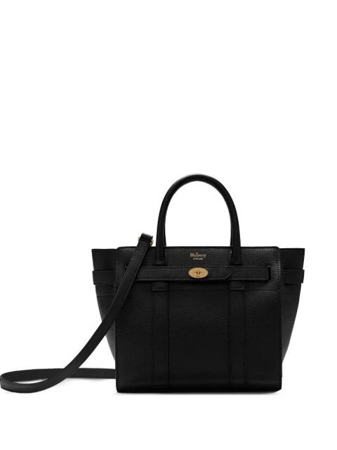 Mulberry mini Bayswater grain leather shoulder bag - Black - zdjęcie produktu nr 1