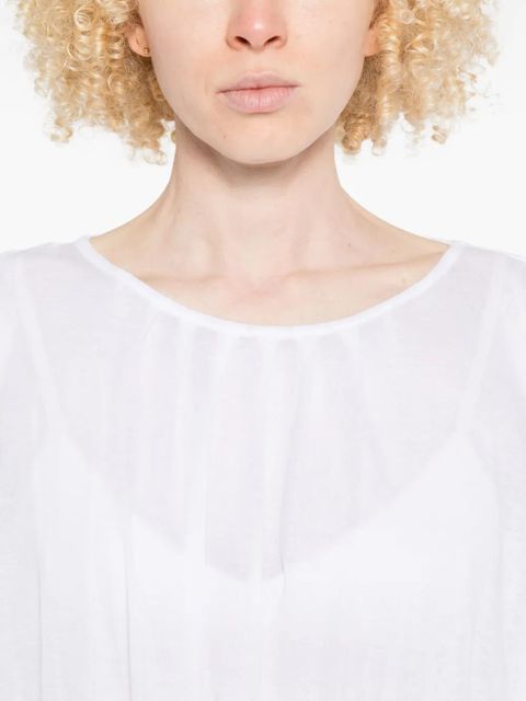 Gimaguas Oni gathered top - White