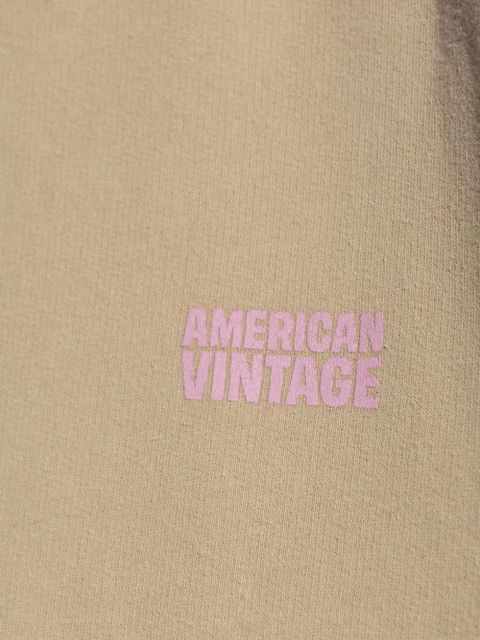 American Vintage Plizzy crew-neck sweatshirt - Neutrals