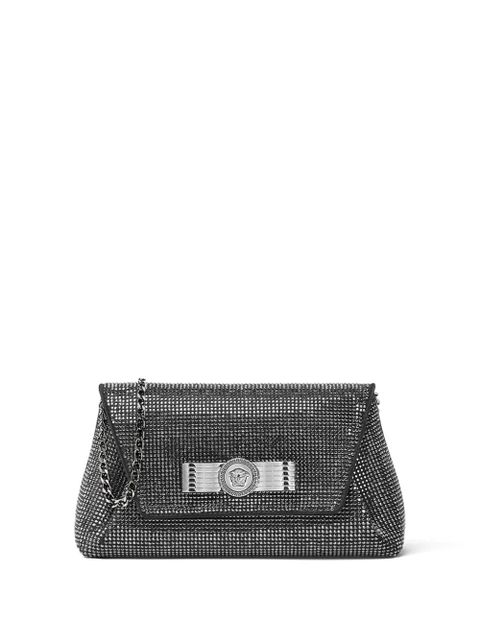Versace Gianni Ribbon crystal clutch bag - Black - zdjęcie produktu nr 1