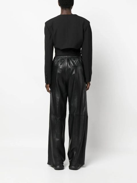 AMBUSH tailored tie-waist blazer - Black
