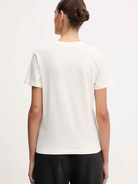 Jack Wolfskin t-shirt bawełniany CADENA damski kolor beżowy A65080 - zdjęcie produktu nr 2