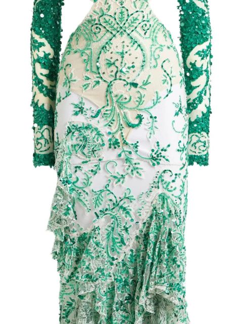 ETRO sequin-embellished dress - Green - zdjęcie produktu nr 2