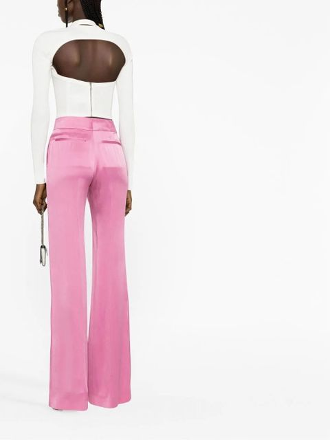 TOM FORD high-waisted wide-leg trousers - Pink