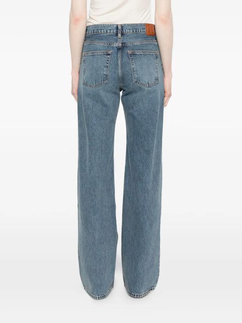 ANINE BING button-fastening jeans - Blue