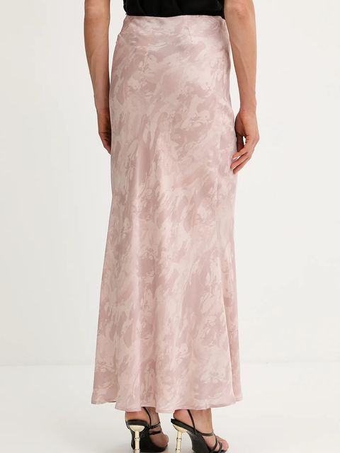 Pinko spódnica REIMAGINE by Patrick Mcdowell kolor różowy maxi rozkloszowana 105160 A2JM