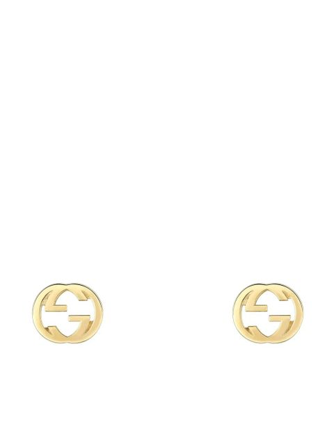 Gucci Interlocking earrings - Gold - zdjęcie produktu nr 2