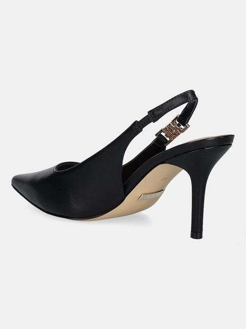 Guess szpilki skórzane NASSHA4 kolor czarny FLTNS4 LEA05 - zdjęcie produktu nr 2