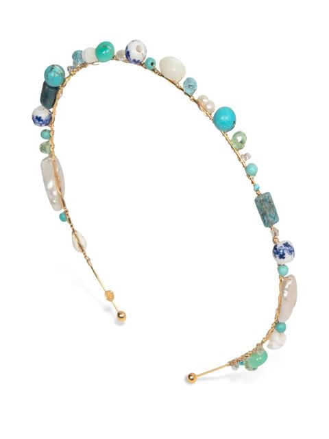 Jennifer Behr Marietta headband - Blue - zdjęcie produktu nr 1