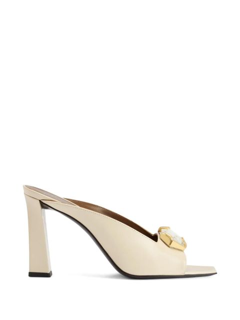 Giuseppe Zanotti Gz Mya Iside square-toe sandals - Neutrals - zdjęcie produktu nr 1