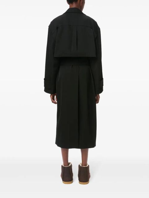 JW Anderson virgin-wool trench coat - Black