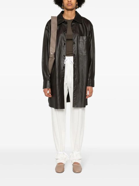 LEMAIRE cotton straight trousers - Neutrals - zdjęcie produktu nr 2