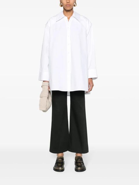 Jil Sander poplin cotton shirt - White