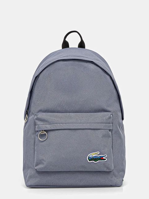 Lacoste plecak kolor niebieski duży gładki NU5142HN