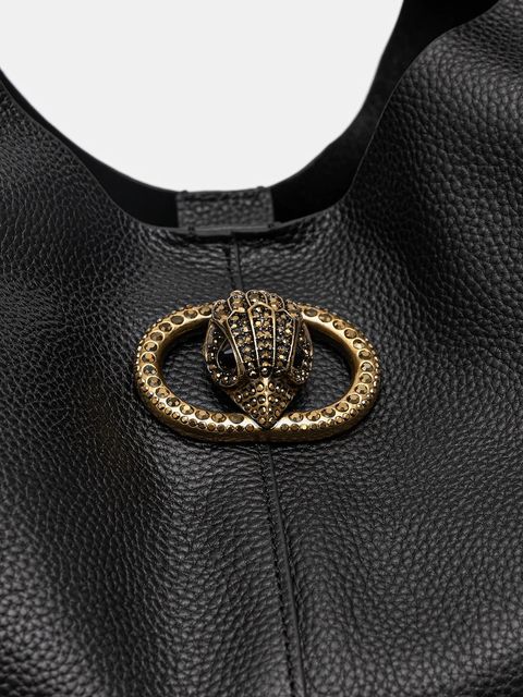 Kurt Geiger London torebka skórzana CHELSEA kolor czarny 5049700109