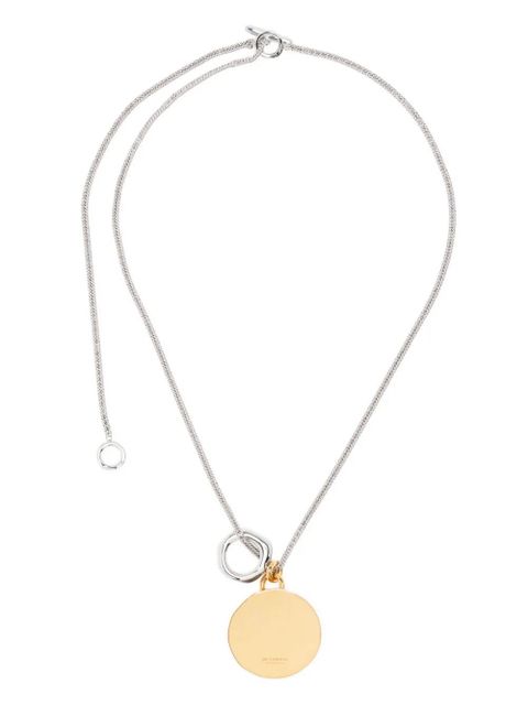 Jil Sander medallion-pendant necklace - Gold - zdjęcie produktu nr 1